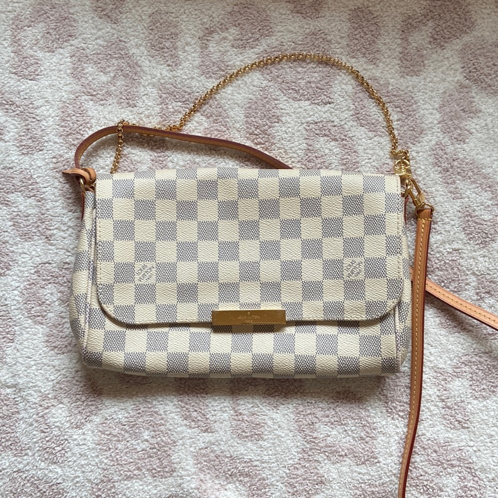 Louis Vuitton Damien azur favorite MM
